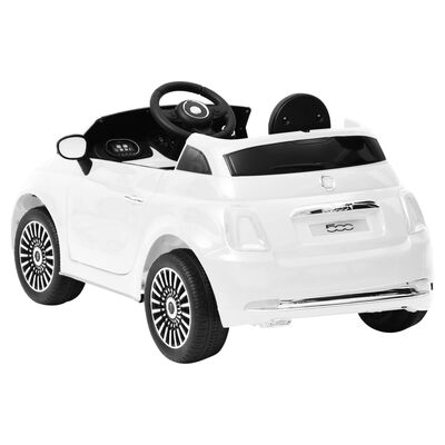 vidaXL Dječji električni automobil Fiat 500 bijeli
