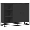 vidaXL Komoda crna 92x35x76 cm od konstruiranog drva