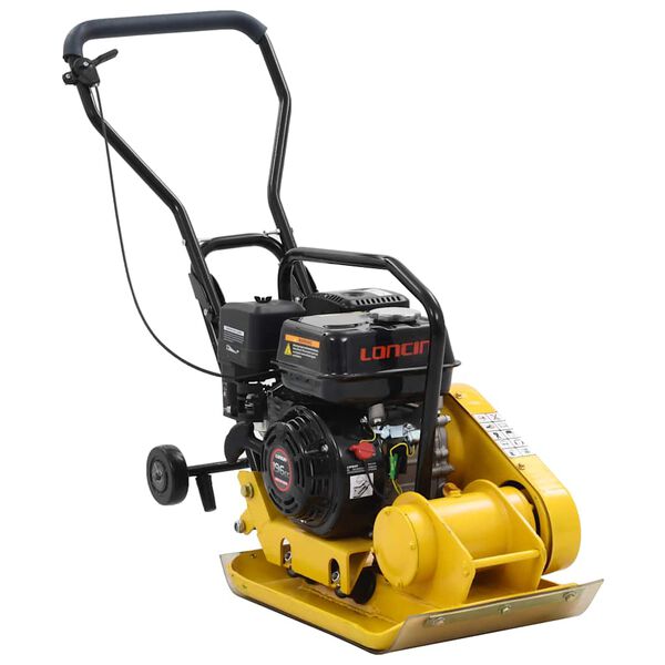 vidaXL Vibrirajući kompaktor s pločom 196 cm3 63 kg 12,1 Kn