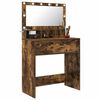 vidaXL Stolovi za presvlačenje u spavaćoj sobi Dimljeni hrast