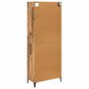 vidaXL Highboard Staro drvo 69,5 x 34 x 180 cm Konstruirano drvo