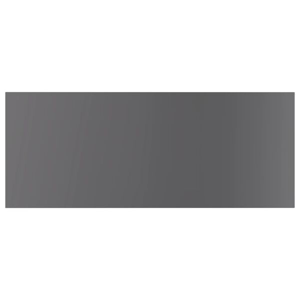 vidaXL Police za knjige 4 kom visoki sjaj sive 100x40x1,5 cm iverica