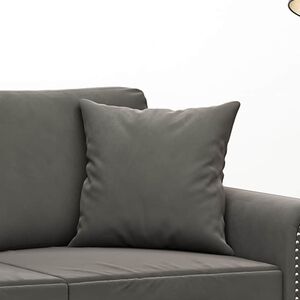 vidaXL Ukrasni jastuci 2 kom tamnosivi 40 x 40 cm bar&scaron;unasti