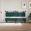 vidaXL Držeće uzglavlje Zidne Tamnozelena 190 x 55 x 7 cm tkanina