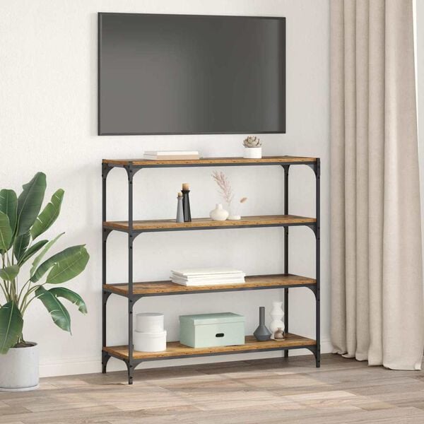 vidaXL Ormarić za knjige Staro drvo 100 x 33 x 100 cm