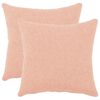 vidaXL Presvlaka za jastuk 2 pcs HEERLEN Ružičasta 50 x 50 cm Boucl&eacute;