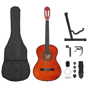 vidaXL 12-dijelni set klasične gitare za početnike 4/4 39"