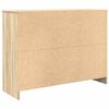 vidaXL Komoda s ladicama hrasta sonome 101x35x76 cm konstruirano drvo