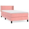 vidaXL Box spring krevet s madracem ružičasti 80 x 200 cm bar&scaron;unasti