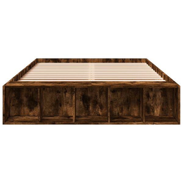 vidaXL Okvir za krevet boja hrasta 120x190 cm konstruirano drvo