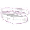 vidaXL Krevet s regalom za knjige bez madraca bijeli 90x200cm borovina