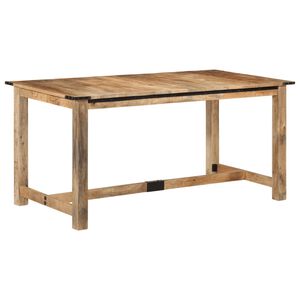 vidaXL Blagovaonski stol 160 x 80 x 75 cm masivno drvo manga