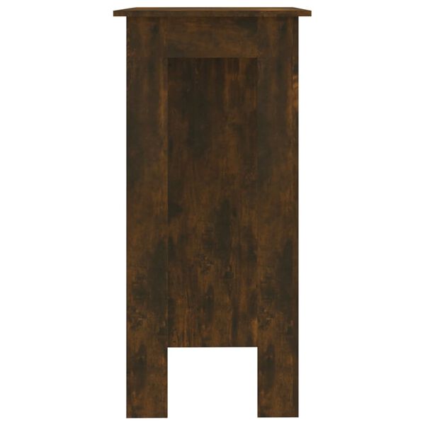 vidaXL Barski stol s policom boja hrasta 102 x 50 x 103,5 cm drveni