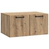 vidaXL TV ormar za zid 59,5 x 41 x 30 cm Hrast artisan