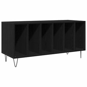 vidaXL Ormar za ploče Crni hrast 100 x 38 x 48 cm Konstruirano drvo