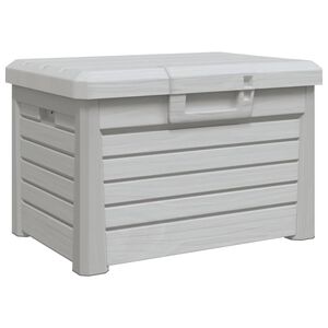 vidaXL Vanjska kutija za jastuke siva 73 x 50,5 x 46,5 cm polipropilen
