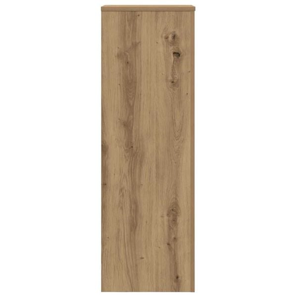 vidaXL Stalak za biljke boja hrasta 33 x 33 x 100 cm konstruirano drvo