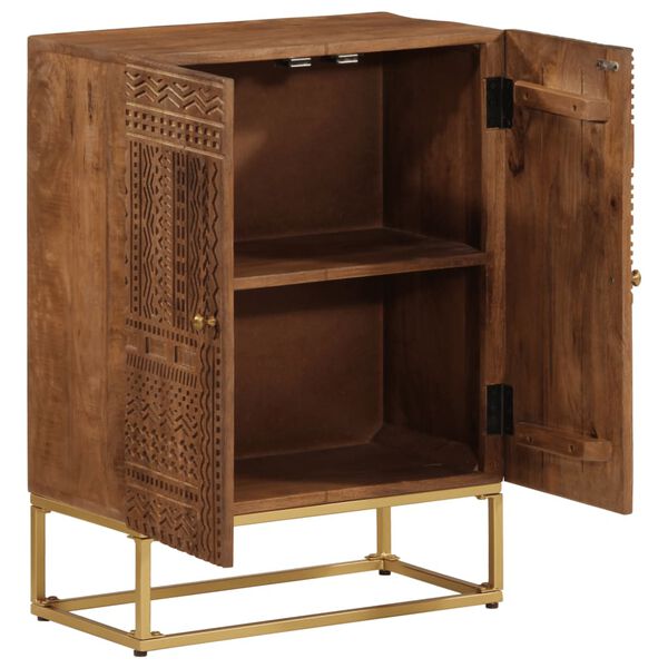 vidaXL Ladičar 55 x 30 x 76 cm od masivnog drva manga i željeza