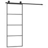 vidaXL Klizna vrata s priborom 76 x 205 cm od ESG stakla i aluminija