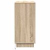 vidaXL LED komoda Sonoma hrast 71 x 34,5 x 75 cm Konstruirano drvo