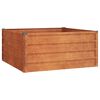 vidaXL Povi&scaron;ena vrtna gredica boja hrđe 100x100x45 cm čelik COR-TEN