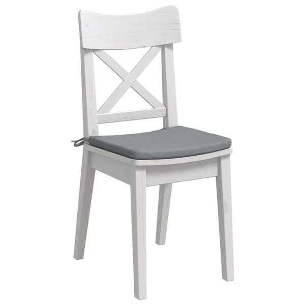 vidaXL Jastučići za sjedenje 4 pcs Svijetlo siva 40 x 40 x 3 cm