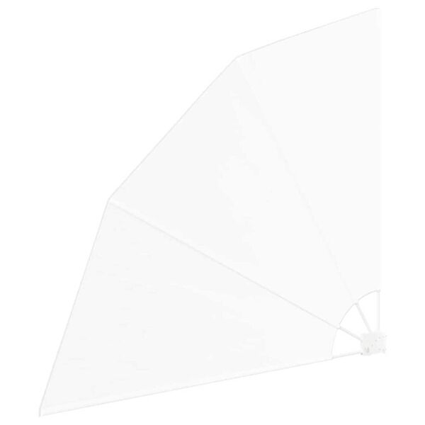 vidaXL Zaslon za privatnost na balkonu Bijelo 160 x 160 cm Poliester