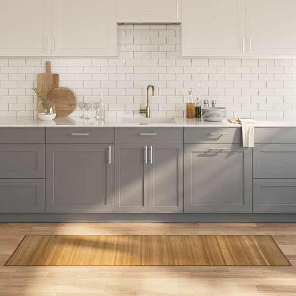 vidaXL Tepih pravokutni prirodni 60 x 200 cm od bambusa