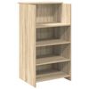 vidaXL Recepcijski stol Sonoma hrast 55x50x103,5 cm Konstruirano drvo