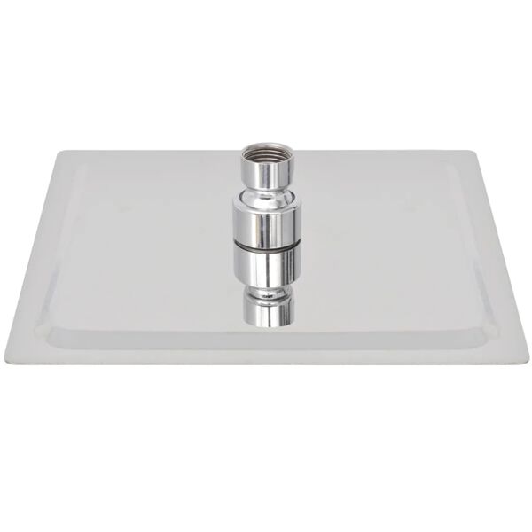 vidaXL Glava za nadglavni tu&scaron; nehrđajući čelik 20 x 20 cm četvrtasta