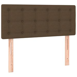 vidaXL Uzglavlje tamnosmeđe 90x5x78/88 cm od tkanine
