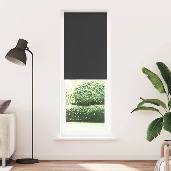 vidaXL Rolo zavjesa Blackout Black 80x210 cm &Scaron;irina tkanine 75,7 cm