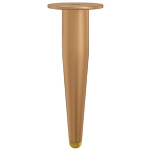 vidaXL Stativne Noge 2 kom. Zlatno 98 x 40 mm Željezo
