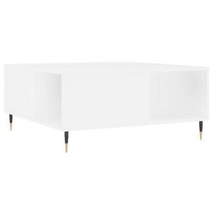 vidaXL Stolić za kavu bijeli 80 x 80 x 36,5 cm od konstruiranog drva