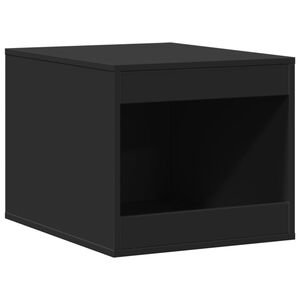 vidaXL Kutija za mačji pijesak crna 47x59x42 cm konstruirano drvo