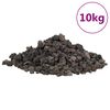 vidaXL Vulkansko kamenje 10 kg crno 1-2 cm