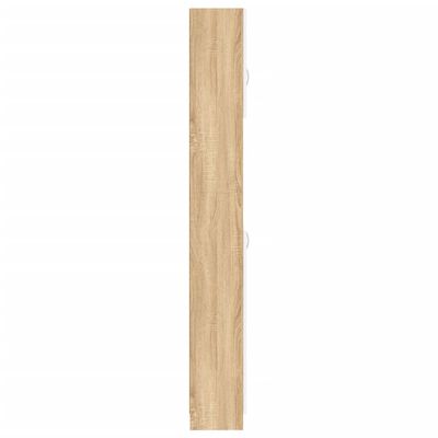 vidaXL Kupaonski ormarić bijeli i boja hrasta 32x25,5x190 cm drveni