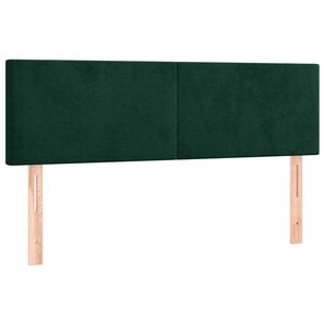 vidaXL Uzglavlja tamnozelena 144x5x78/88 cm bar&scaron;unasta