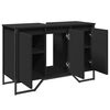 vidaXL Ormarić za umivaonik crni 91 x 35 x 60 cm konstruirano drvo