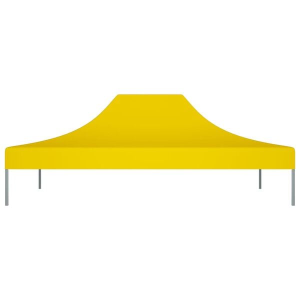 vidaXL Krov za &scaron;ator za zabave 4,5 x 3 m žuti 270 g/m&sup2;