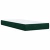 vidaXL Box spring krevet s madracem tamnozeleni 90x190 cm bar&scaron;unasti