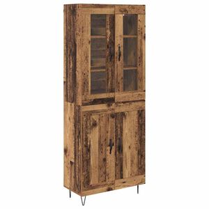vidaXL Highboard Staro drvo 69,5 x 34 x 90 cm Konstruirano drvo