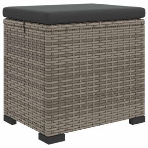 vidaXL Vrtni otoman s jastučićem 40 x 30 x 40 cm