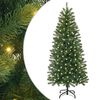 vidaXL Umjetno božićno drvce Zelena 120 cm PE i PVC