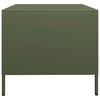 vidaXL Stolić za kavu maslinastozeleni 68,5x50x43,5 cm od čelika