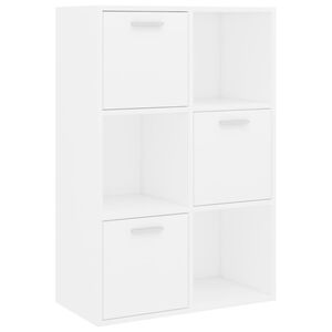 vidaXL Ormarić za knjige bijeli 60 x 29,5 x 90 cm konstruirano drvo