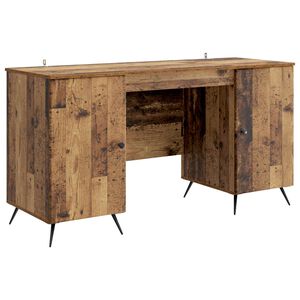 vidaXL Stol s policom Staro drvo 142,5 x 50 x 75 cm Konstruirano drvo