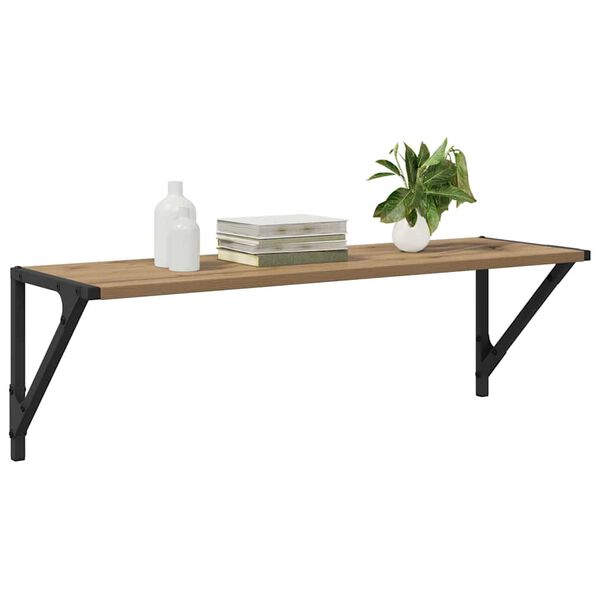 vidaXL Police na zidu Zidne 2 pcs Umjetnički hrast 80 x 25 x 25,5 cm