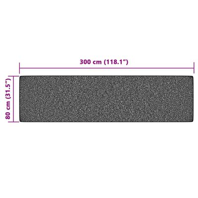 vidaXL Unutarnji i vanjski tepih raznobojni 80 x 300 cm protuklizni