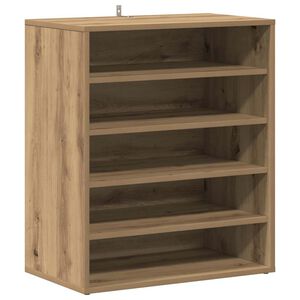 vidaXL Ormarić za cipele Artisan hrast 60x35x70 cm izrađeno drvo